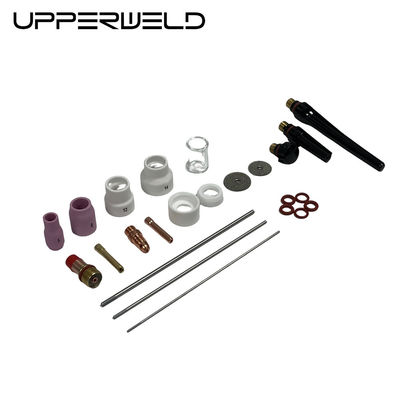 24PCS アルミナとクリアノズル TIG ウェルディングタッチ パーツ パーソナルサポート