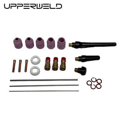 UPPERWELD 29PCS TIG 溶接タッチアクセサリーとガスレンズで完璧なTIG 溶接を達成する