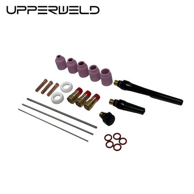 UPPERWELD 29PCS TIG 溶接タッチアクセサリーとガスレンズで完璧なTIG 溶接を達成する