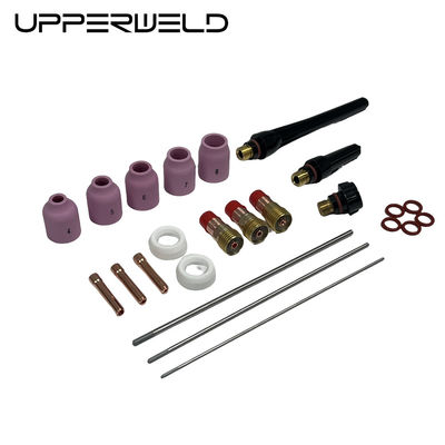 UPPERWELD 29PCS TIG 溶接タッチアクセサリーとガスレンズで完璧なTIG 溶接を達成する