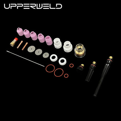 TIG 溶接タッチアクセサリー 30PCS TIG 部品のためのアルミナとクリアノズル