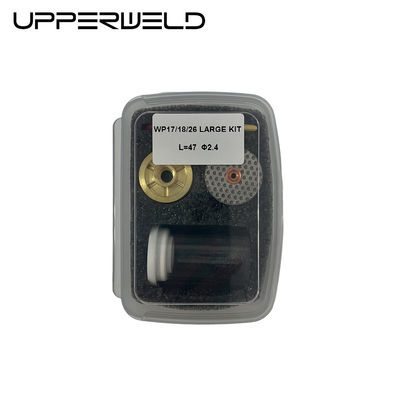WP-17/18/26 TIG 溶接タッチャ 部品 大型クォーツノズルキットとコレットアダプター