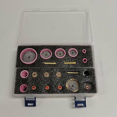 14pc UPPERWELD WP9 WP 17 18 26 より良い溶接の可視性のためのTIG溶接アクセサリーキット