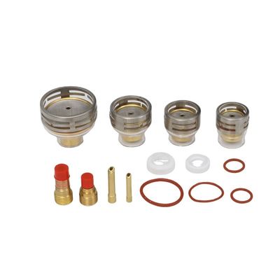 TIG 溶接アクセサリー 26pc キット WP9 20 WP 17 18 26 TIG クリアシャンパンノズル