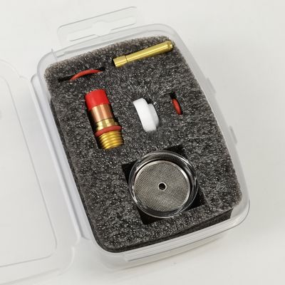 耐久性TIGカップ消耗品 WP17 18 26 TIG 大きいシャンパン クリアノズルキット