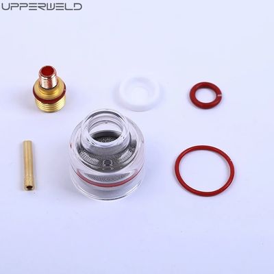耐久性TIGカップ消耗品 WP17 18 26 TIG 大きいシャンパン クリアノズルキット
