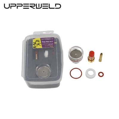 耐久性TIGカップ消耗品 WP17 18 26 TIG 大きいシャンパン クリアノズルキット